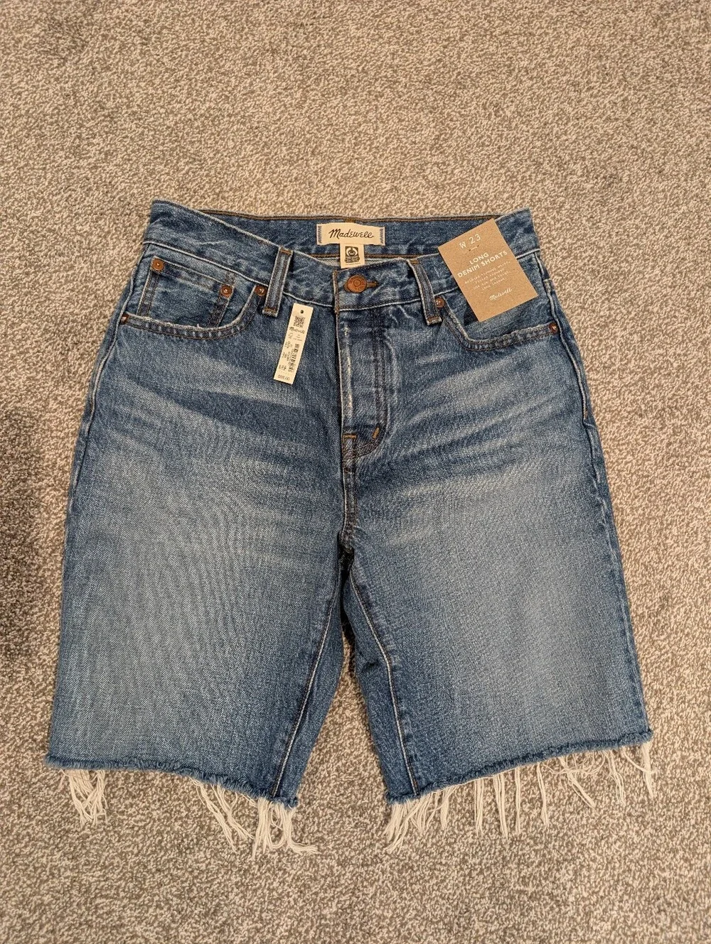 Madewell Women's Long Denim Shorts Size 23